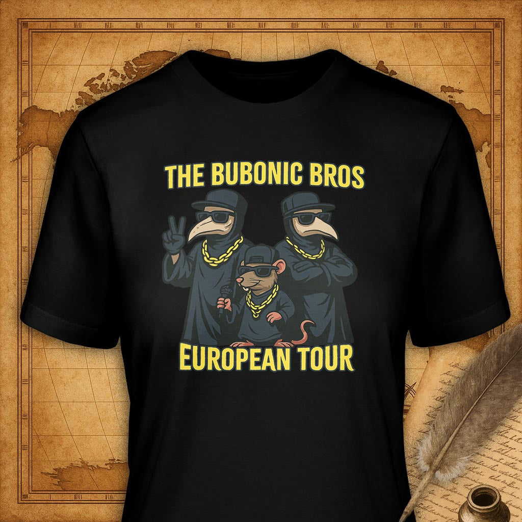 Bubonic Bros T-Shirt-T-Shirt-My Store-Black-S-Ink and Empire