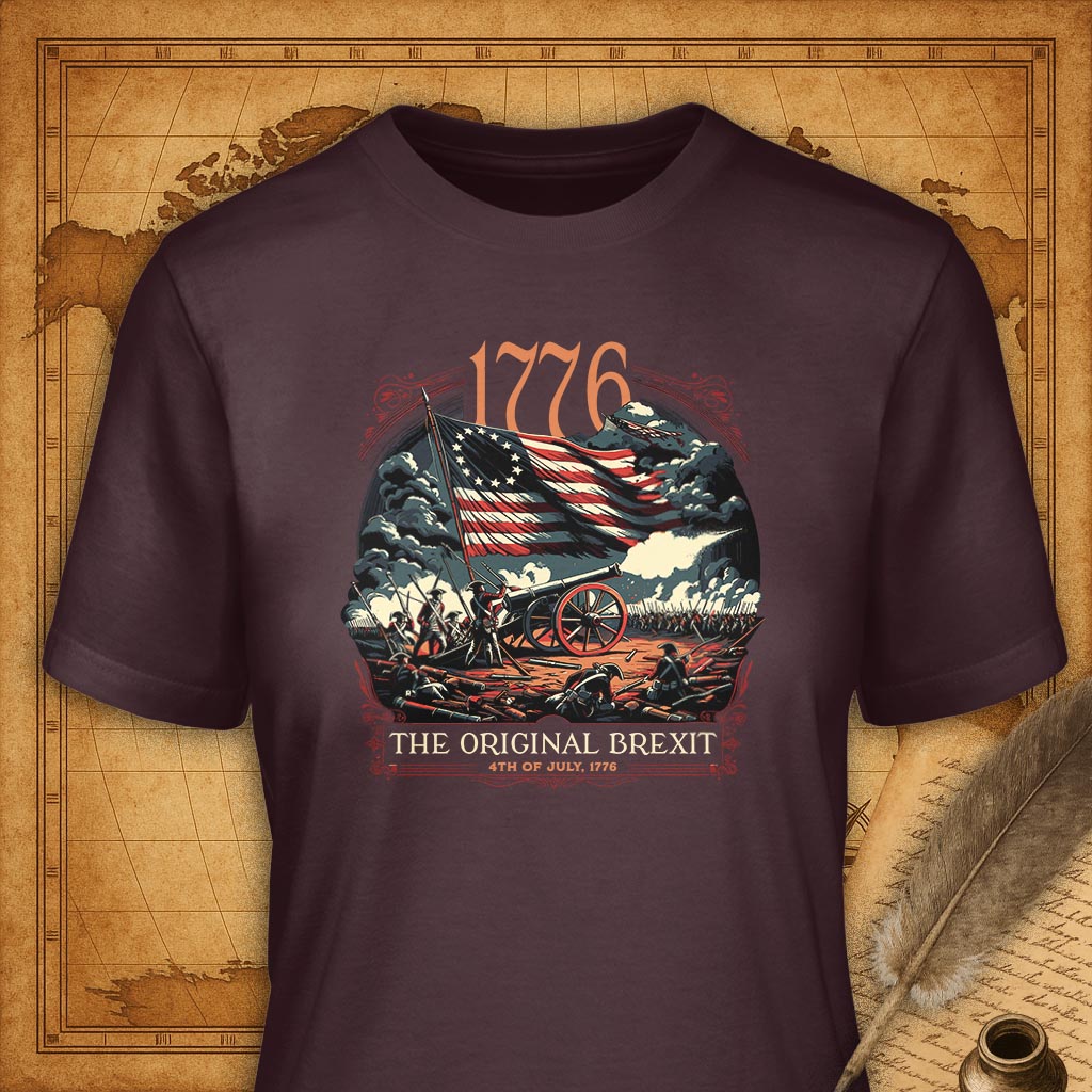 The Original Brexit T-Shirt-T-Shirt-My Store-Maroon-S-Ink and Empire