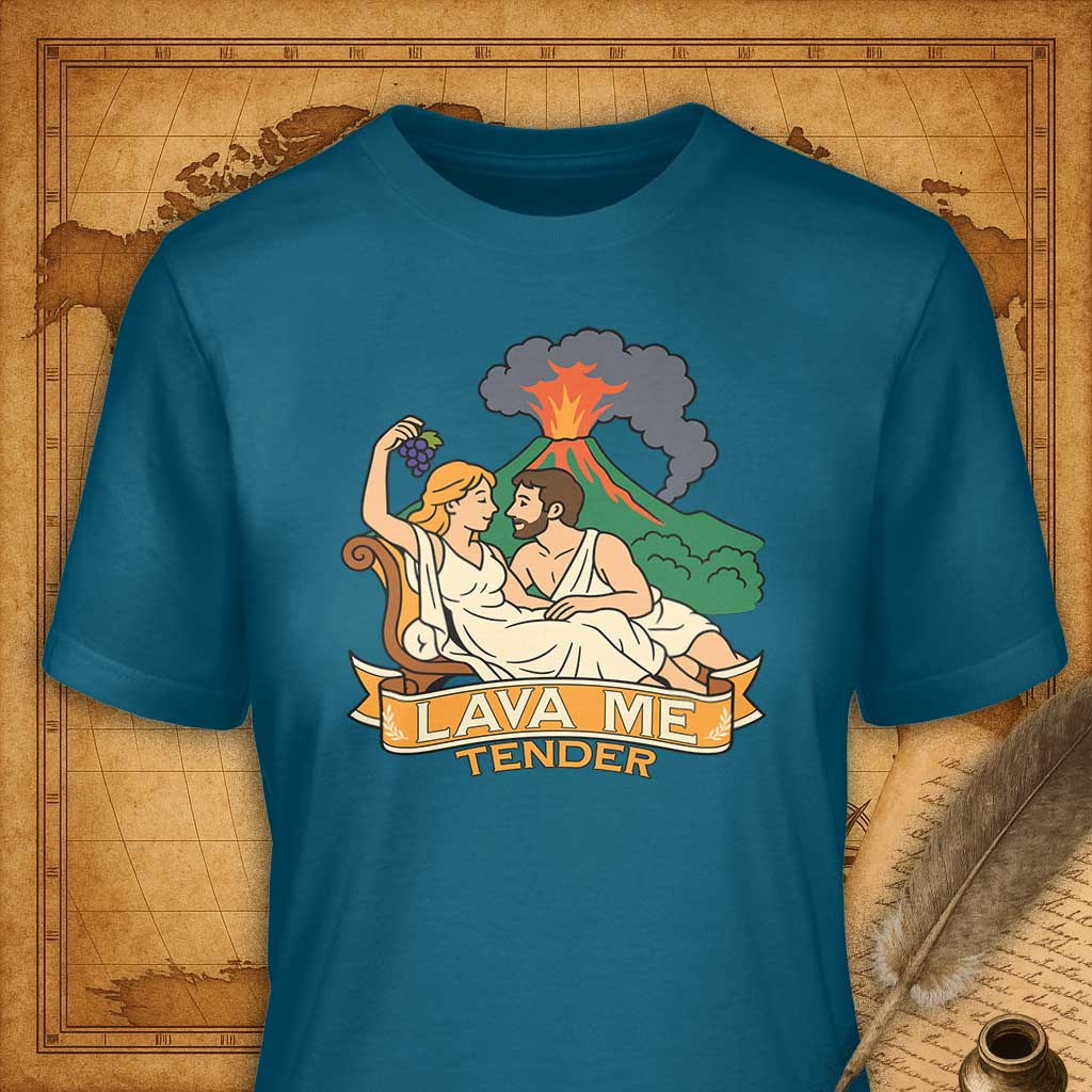 Lava me tender T-Shirt-T-Shirt-My Store-Deep Teal-S-Ink and Empire