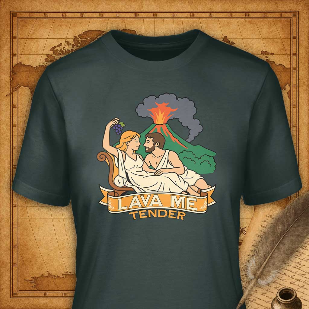 Lava me tender T-Shirt-T-Shirt-My Store-Forest Green-S-Ink and Empire