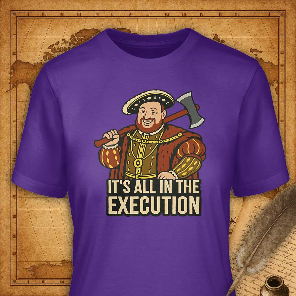 It' all in the execution T-Shirt-T-Shirt-My Store-Purple-S-Ink and Empire