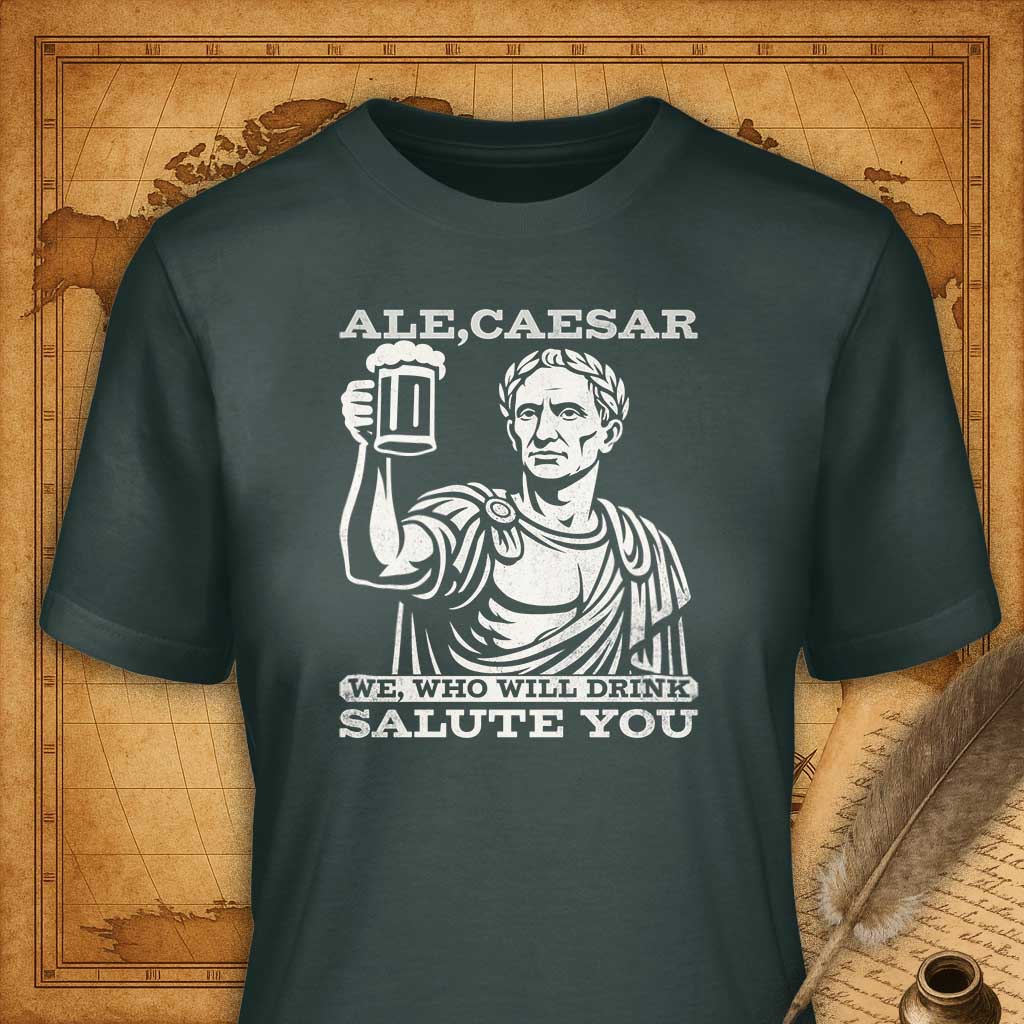 Ale Caesar T-Shirt-T-Shirt-My Store-Forest Green-S-Ink and Empire
