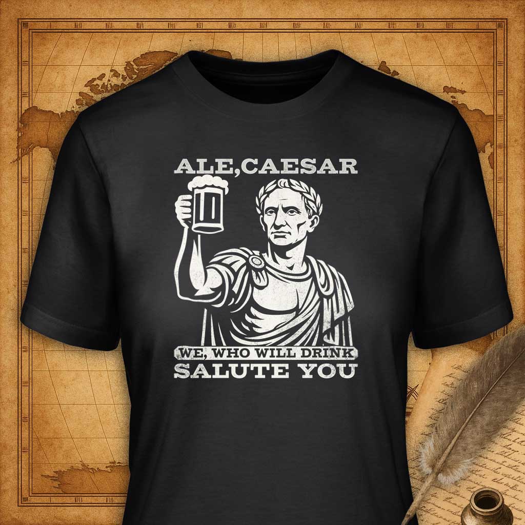 Ale Caesar T-Shirt-T-Shirt-My Store-Vintage Black-S-Ink and Empire
