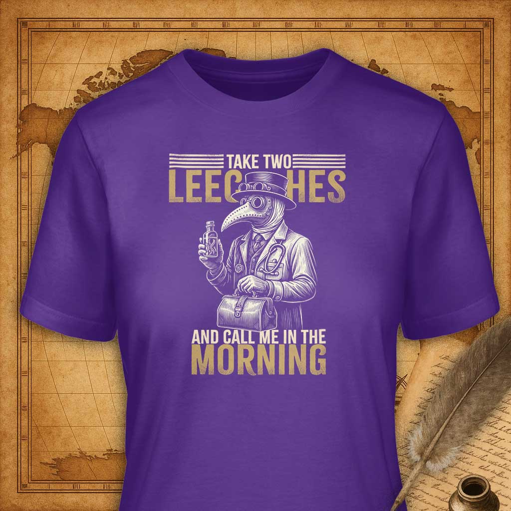 Take two leeches T-Shirt-T-Shirt-My Store-Purple-S-Ink and Empire