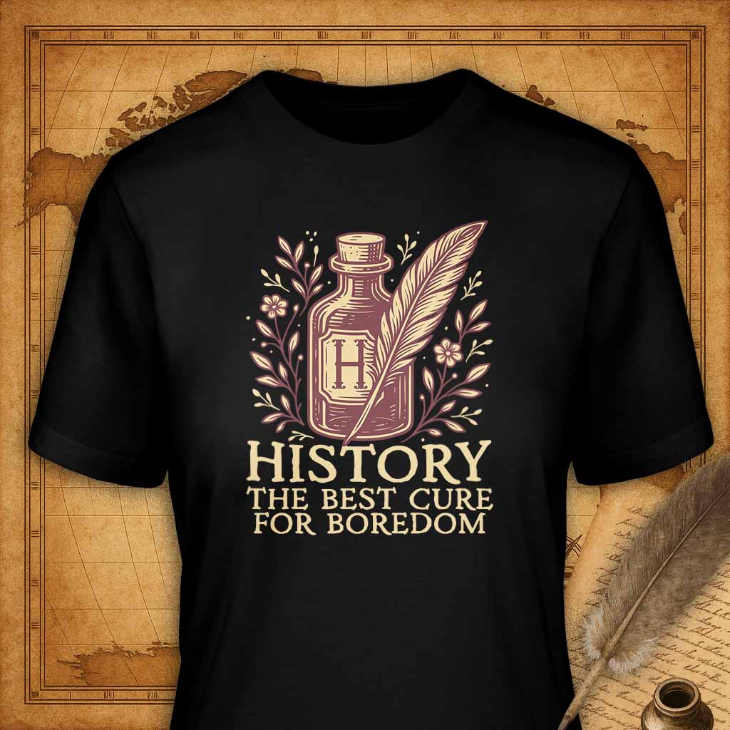 History: The Best Cure for Boredom T-Shirt