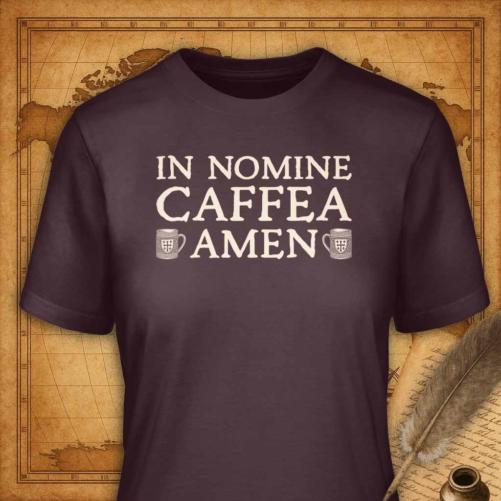 In Nomine Caffea Amen T-Shirt