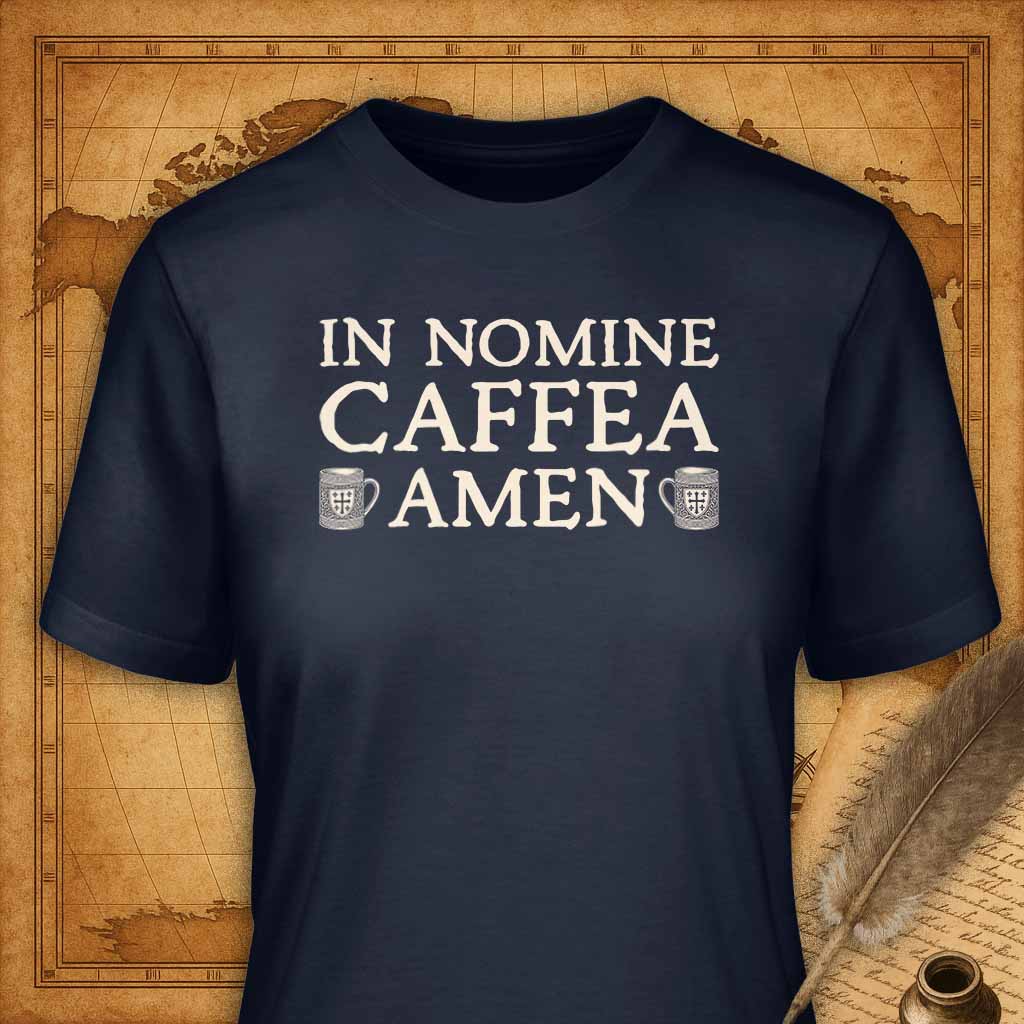 In Nomine Caffea Amen T-Shirt