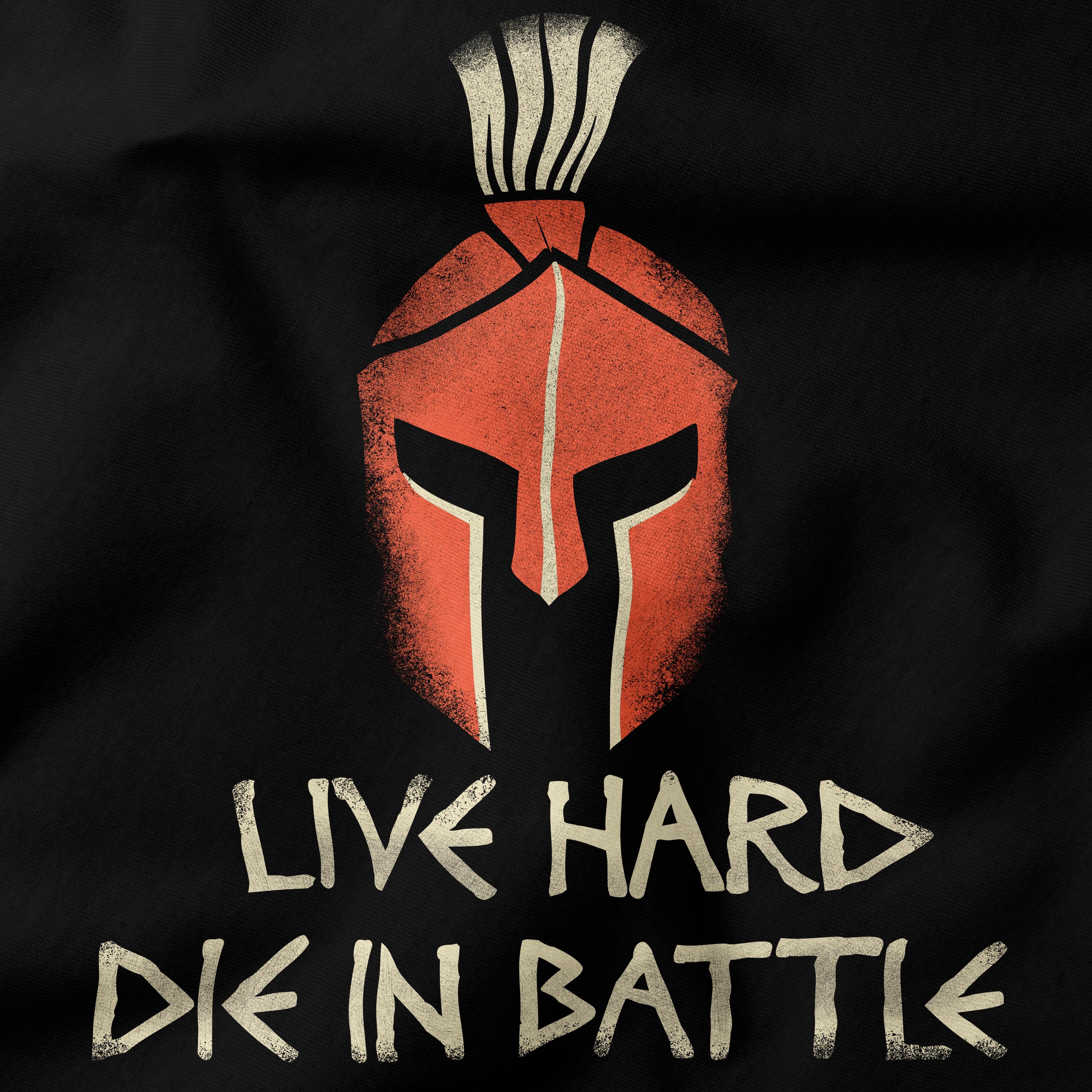 Live hard die in battle T-Shirt