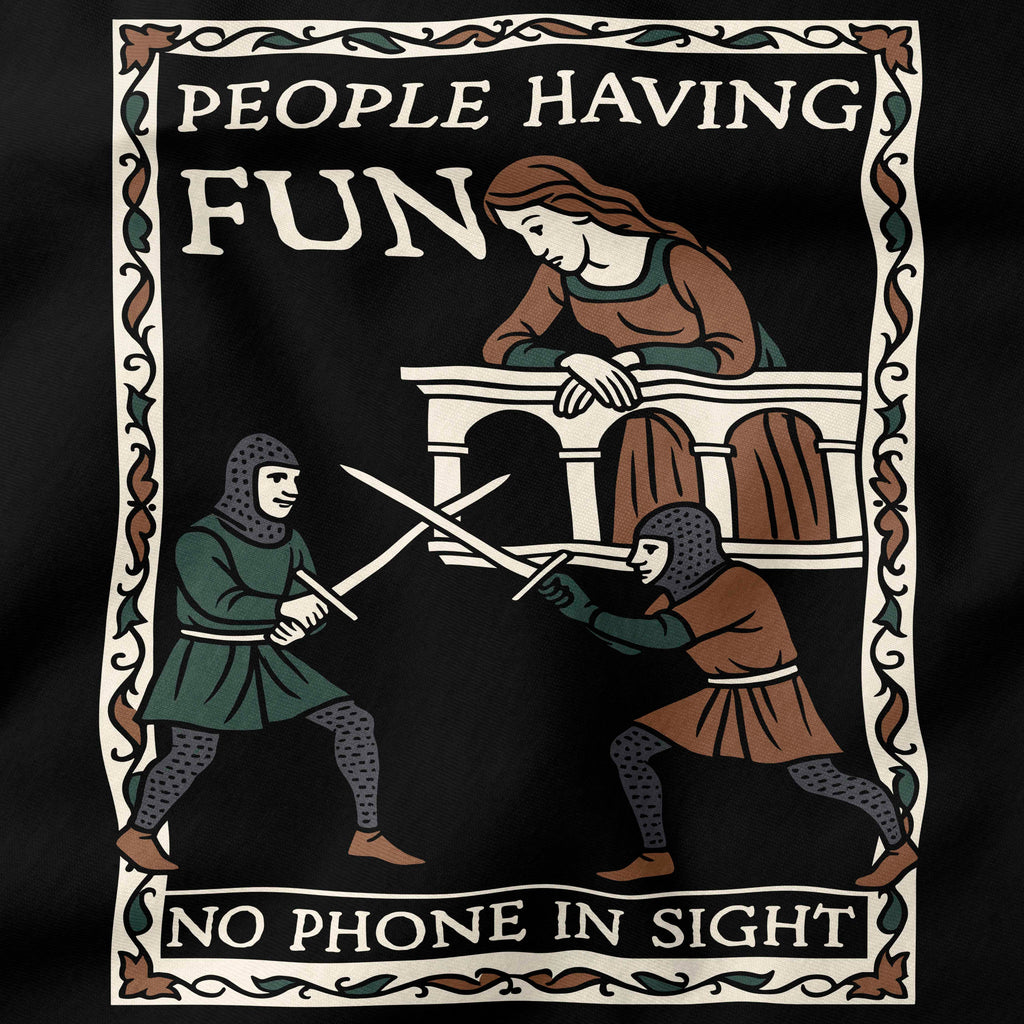 People having fun no phone in sight T-Shirt-T-Shirt-My Store-Ink and Empire