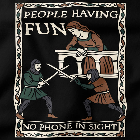 People having fun no phone in sight T-Shirt-T-Shirt-My Store-Ink and Empire