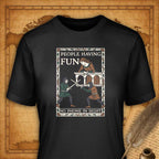 People having fun no phone in sight T-Shirt-T-Shirt-My Store-Vintage Black-S-Ink and Empire