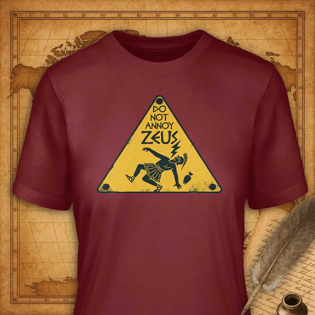 Do not annoy Zeus T-Shirt-T-Shirt-My Store-Cardinal-S-Ink and Empire