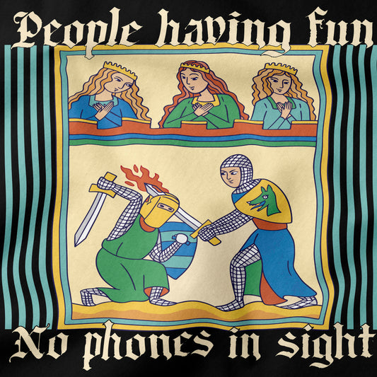 People Having Fun No Phone in Sight T-Shirt-T-Shirt-My Store-Ink and Empire