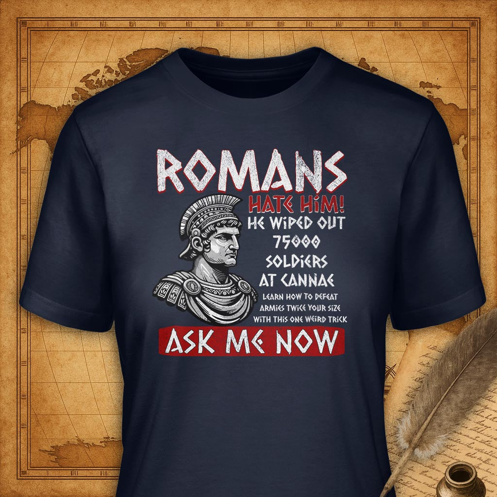 Romans hate him T-Shirt-T-Shirt-My Store-Navy-S-Ink and Empire