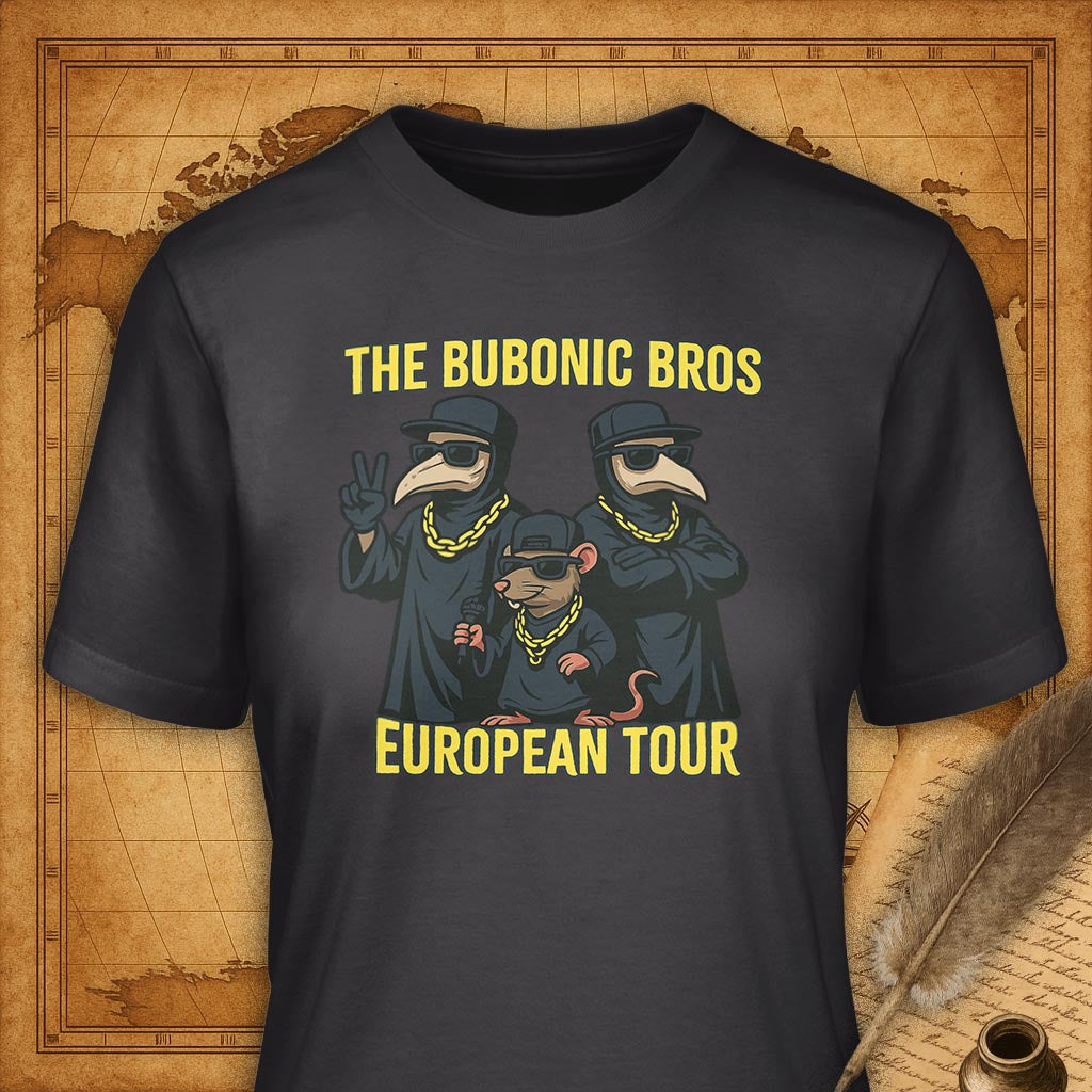 Bubonic Bros T-Shirt-T-Shirt-My Store-Dark Grey-S-Ink and Empire
