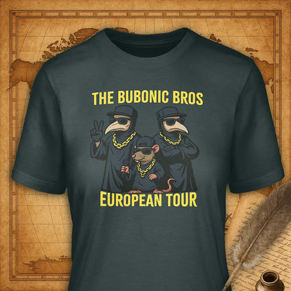 Bubonic Bros T-Shirt-T-Shirt-My Store-Forest Green-S-Ink and Empire