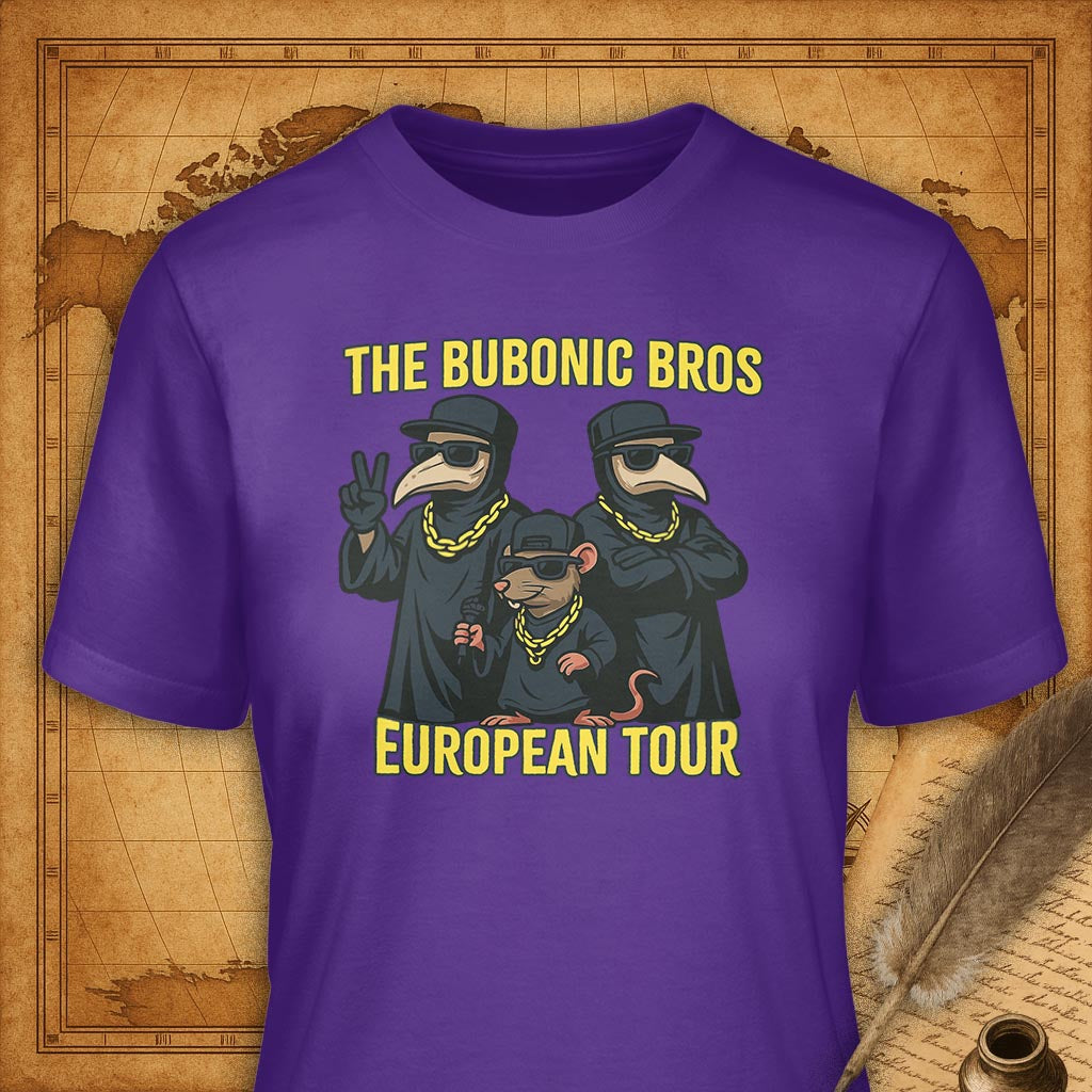 Bubonic Bros T-Shirt-T-Shirt-My Store-Purple-S-Ink and Empire