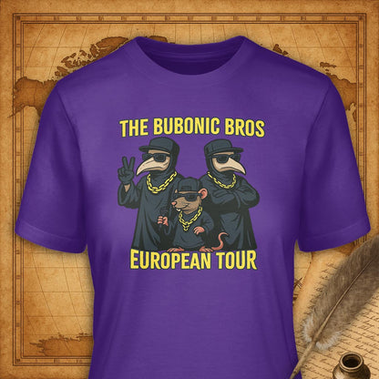 Bubonic Bros T-Shirt-T-Shirt-My Store-Purple-S-Ink and Empire