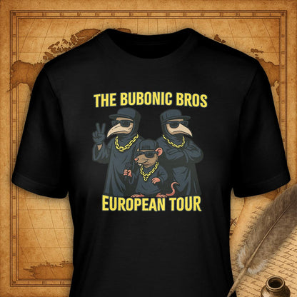 Bubonic Bros T-Shirt-T-Shirt-My Store-Black-S-Ink and Empire