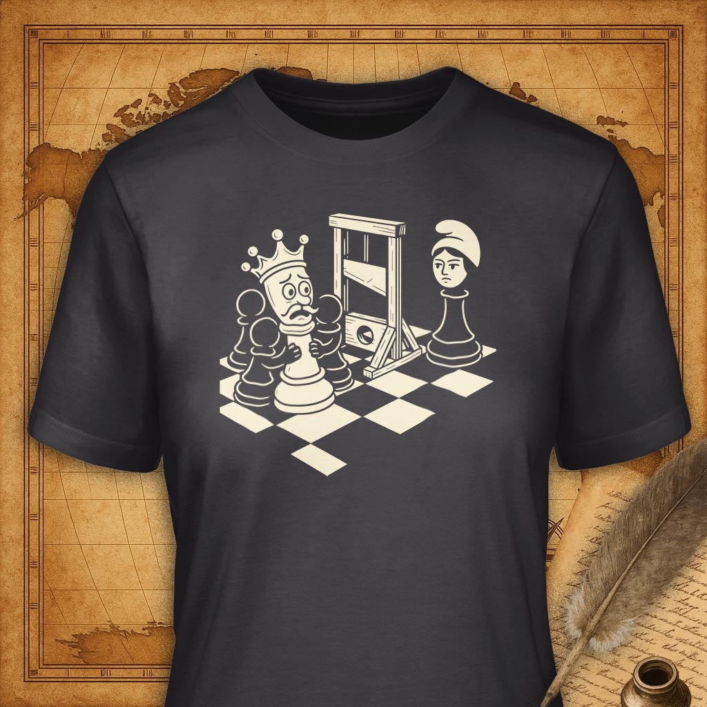 Check Mate Your Majesty T-Shirt-T-Shirt-My Store-Dark Grey-S-Ink and Empire