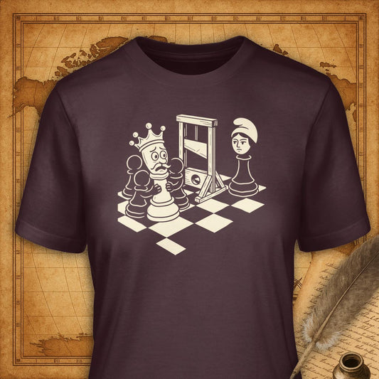 Check Mate Your Majesty T-Shirt-T-Shirt-My Store-Maroon-S-Ink and Empire