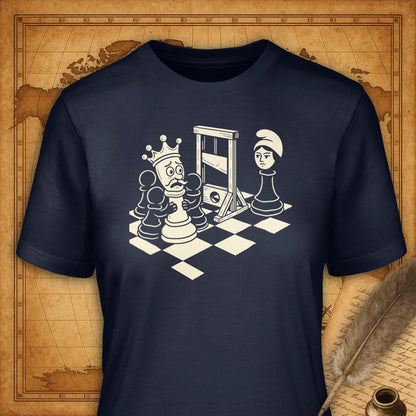 Check Mate Your Majesty T-Shirt-T-Shirt-My Store-Navy-S-Ink and Empire