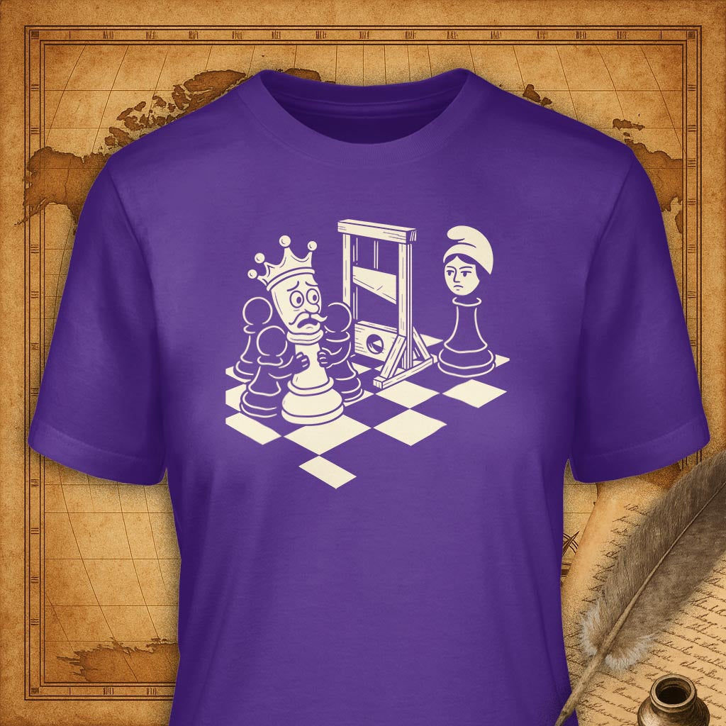 Check Mate Your Majesty T-Shirt-T-Shirt-My Store-Purple-S-Ink and Empire