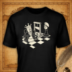 Check Mate Your Majesty T-Shirt-T-Shirt-My Store-Black-S-Ink and Empire