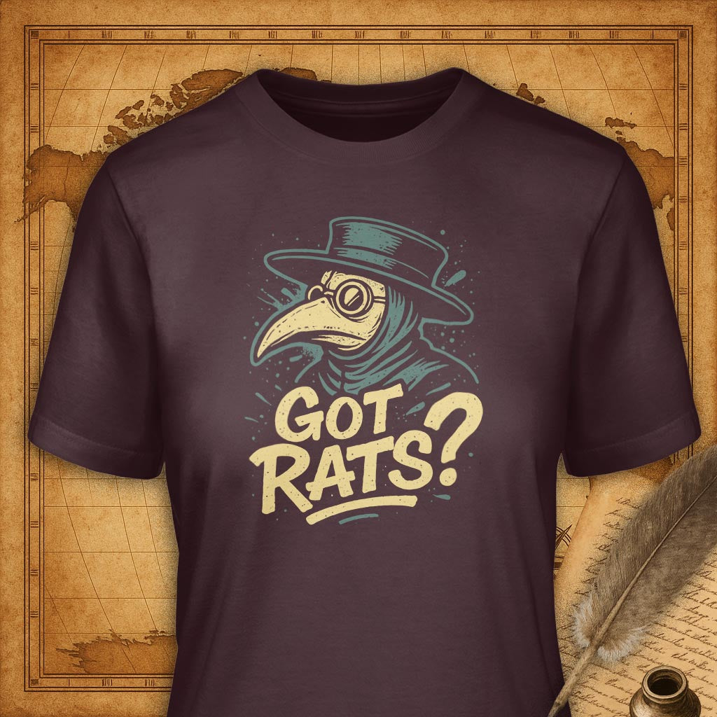 Got Rats?-T-Shirt-My Store-Maroon-S-Ink and Empire