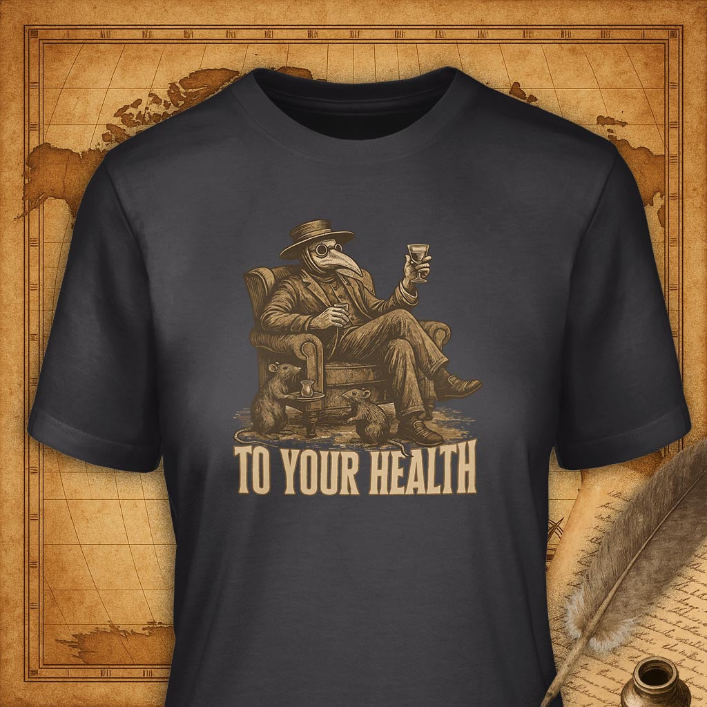 To your health T-Shirt-T-Shirt-My Store-Dark Grey-S-Ink and Empire