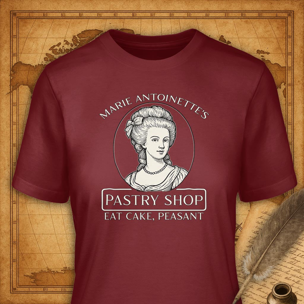 Marie Antoinette's Pastry Shop T-Shirt-T-Shirt-My Store-Cardinal-S-Ink and Empire
