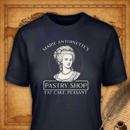 Marie Antoinette's Pastry Shop T-Shirt-T-Shirt-My Store-Navy-S-Ink and Empire