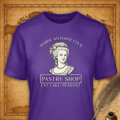 Marie Antoinette's Pastry Shop T-Shirt-T-Shirt-My Store-Purple-S-Ink and Empire