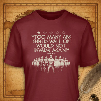 Shield Wall OP T-Shirt-T-Shirt-My Store-Cardinal-S-Ink and Empire