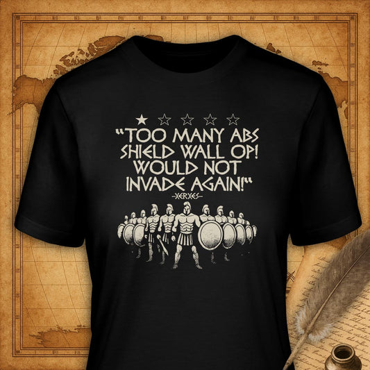 Shield Wall OP T-Shirt-T-Shirt-My Store-Black-S-Ink and Empire