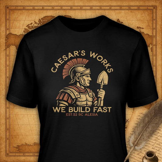 Caesar's Works T-Shirt-T-Shirt-My Store-Black-S-Ink and Empire