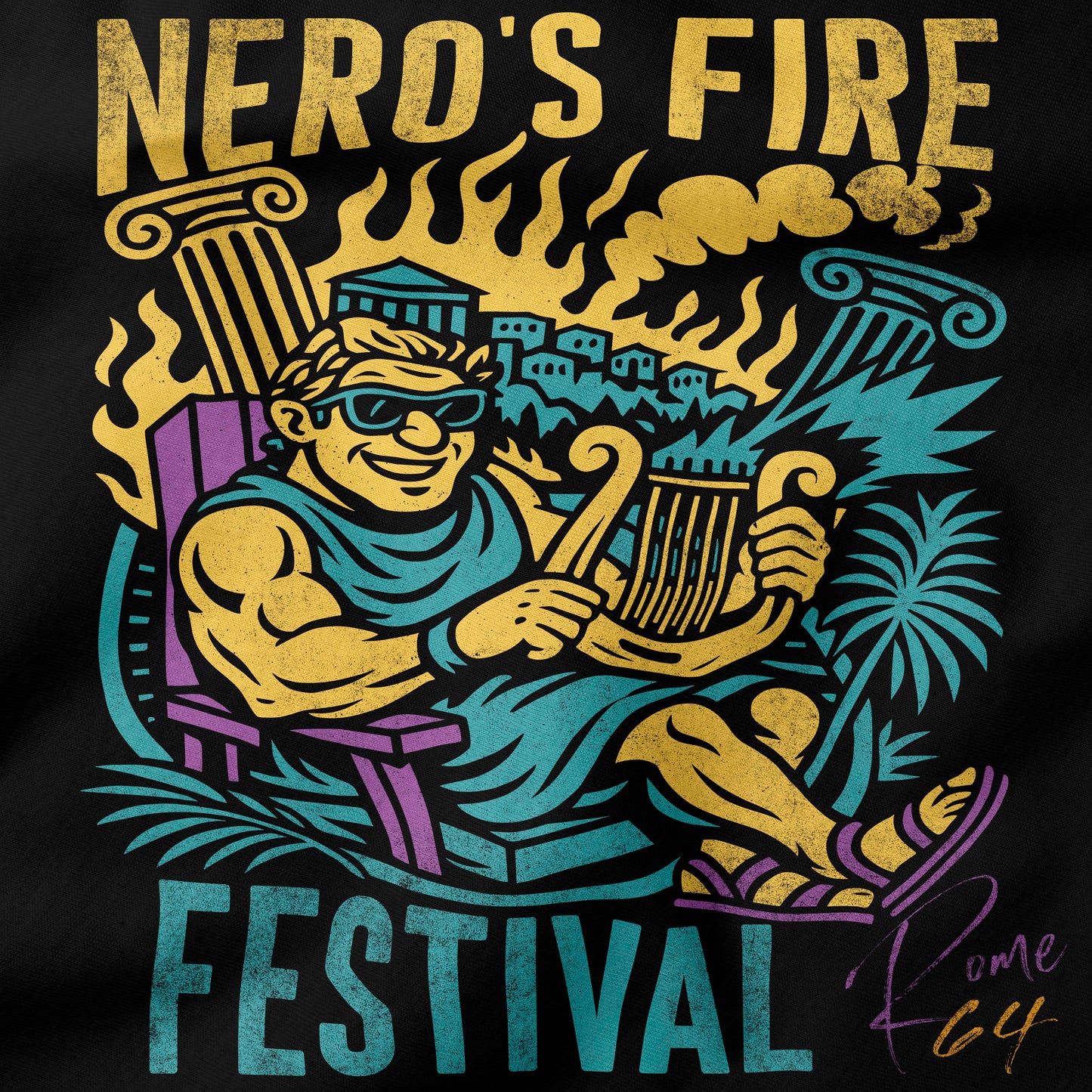 Nero's Fire Festival T-Shirt-T-Shirt-My Store-Ink and Empire