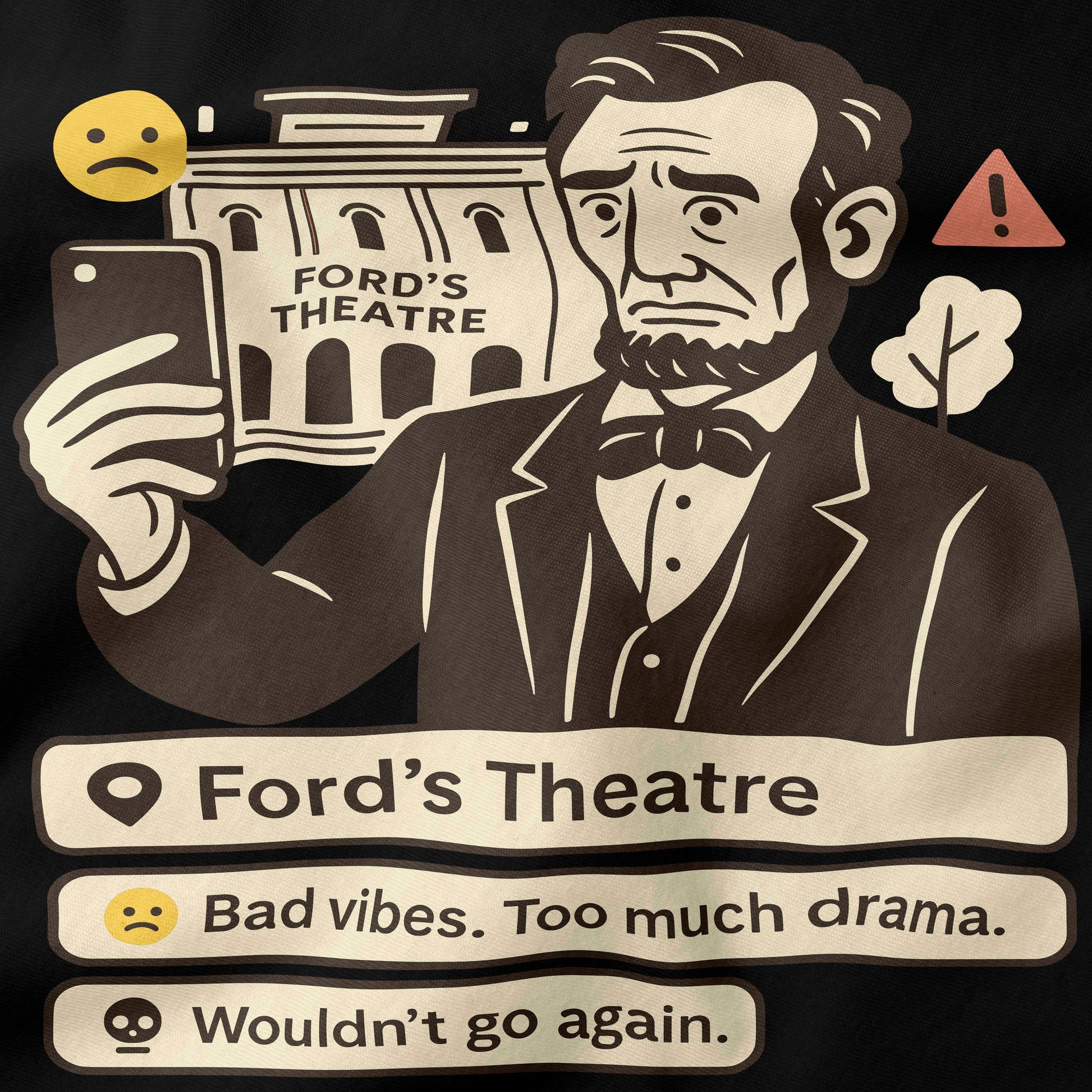 Ford's Theater T-Shirt-T-Shirt-My Store-Ink and Empire