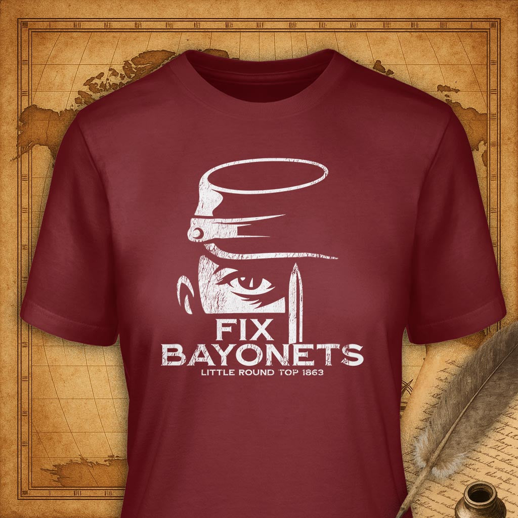 Fix Bayonets T-Shirt-T-Shirt-My Store-Cardinal-S-Ink and Empire
