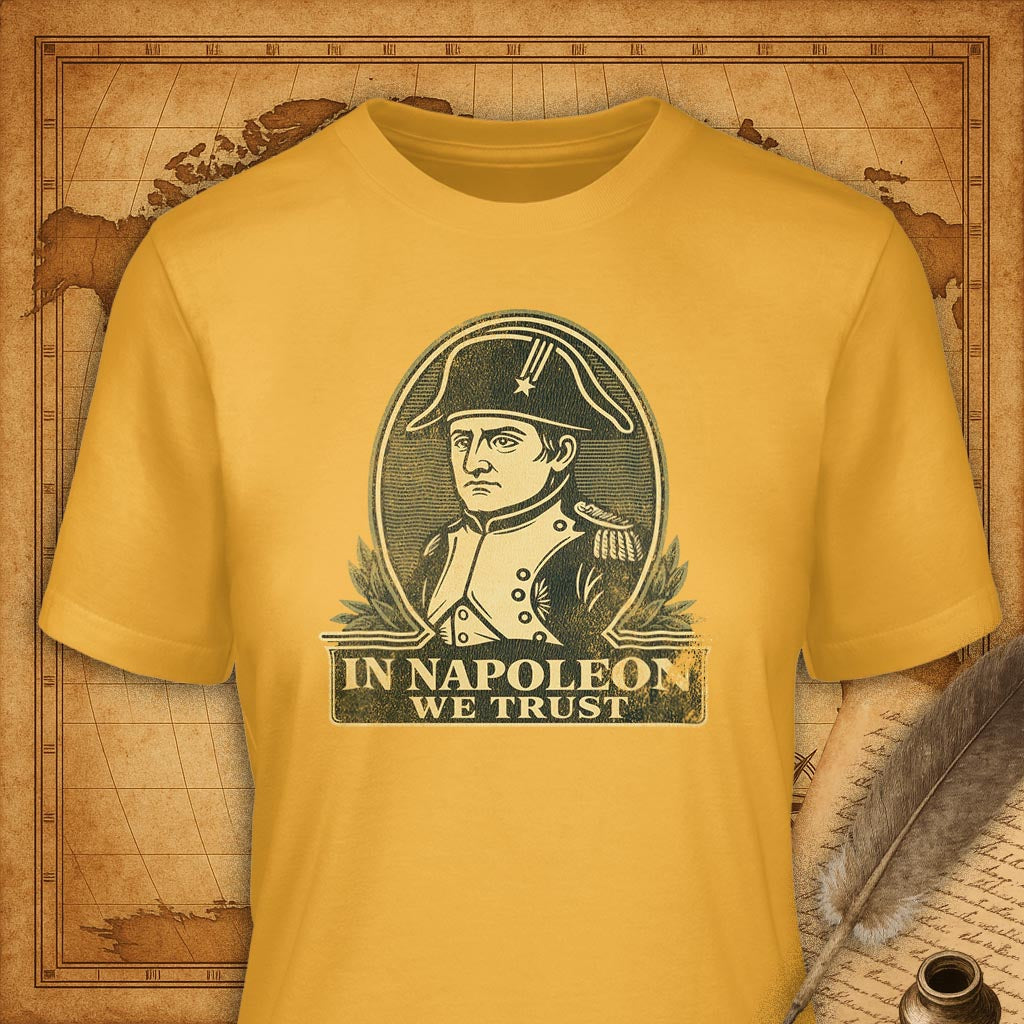 In Napoleon we trust T-Shirt-T-Shirt-My Store-Gold-S-Ink and Empire