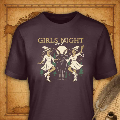 Girls night out T-Shirt-T-Shirt-My Store-Maroon-S-Ink and Empire