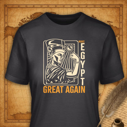 Make Egypt Great Again T-Shirt-T-Shirt-My Store-Dark Grey-S-Ink and Empire