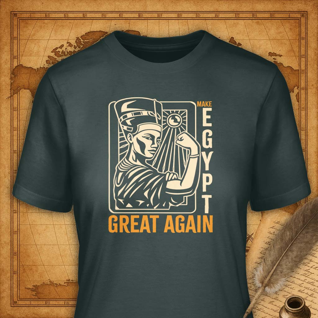 Make Egypt Great Again T-Shirt-T-Shirt-My Store-Forest Green-S-Ink and Empire