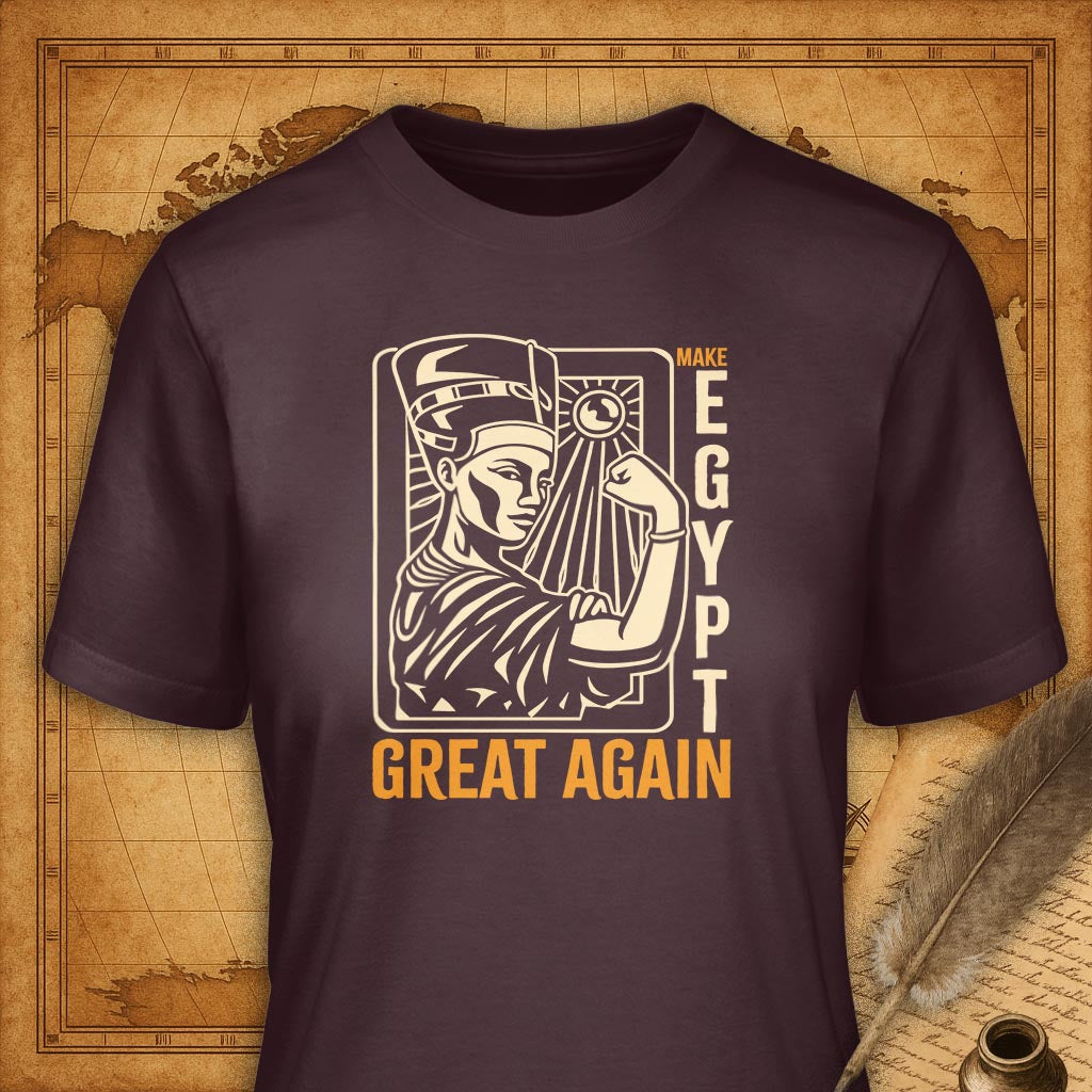 Make Egypt Great Again T-Shirt-T-Shirt-My Store-Maroon-S-Ink and Empire