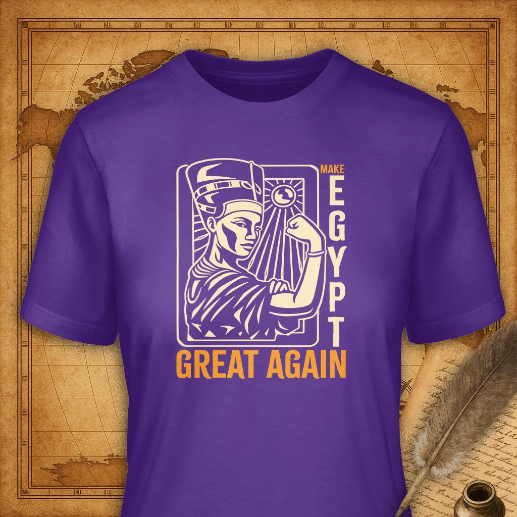 Make Egypt Great Again T-Shirt-T-Shirt-My Store-Purple-S-Ink and Empire