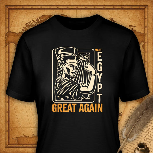 Make Egypt Great Again T-Shirt-T-Shirt-My Store-Black-S-Ink and Empire