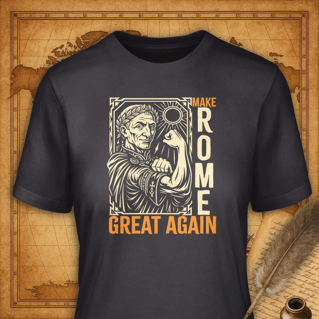 Make Rome great again T-Shirt-T-Shirt-My Store-Dark Grey-S-Ink and Empire