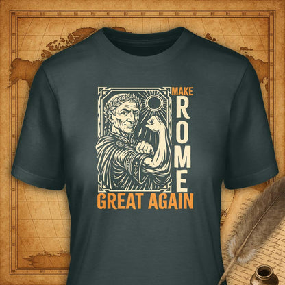 Make Rome great again T-Shirt-T-Shirt-My Store-Forest Green-S-Ink and Empire