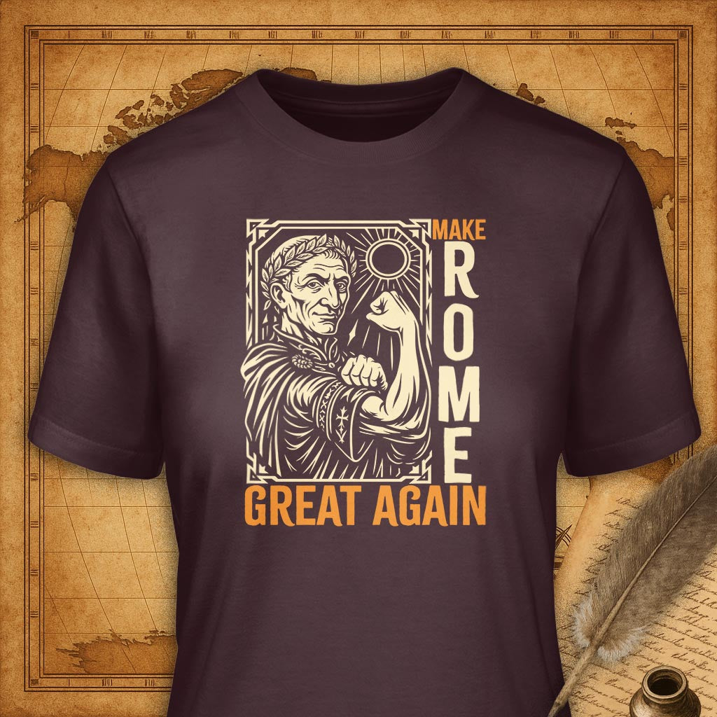 Make Rome great again T-Shirt-T-Shirt-My Store-Maroon-S-Ink and Empire