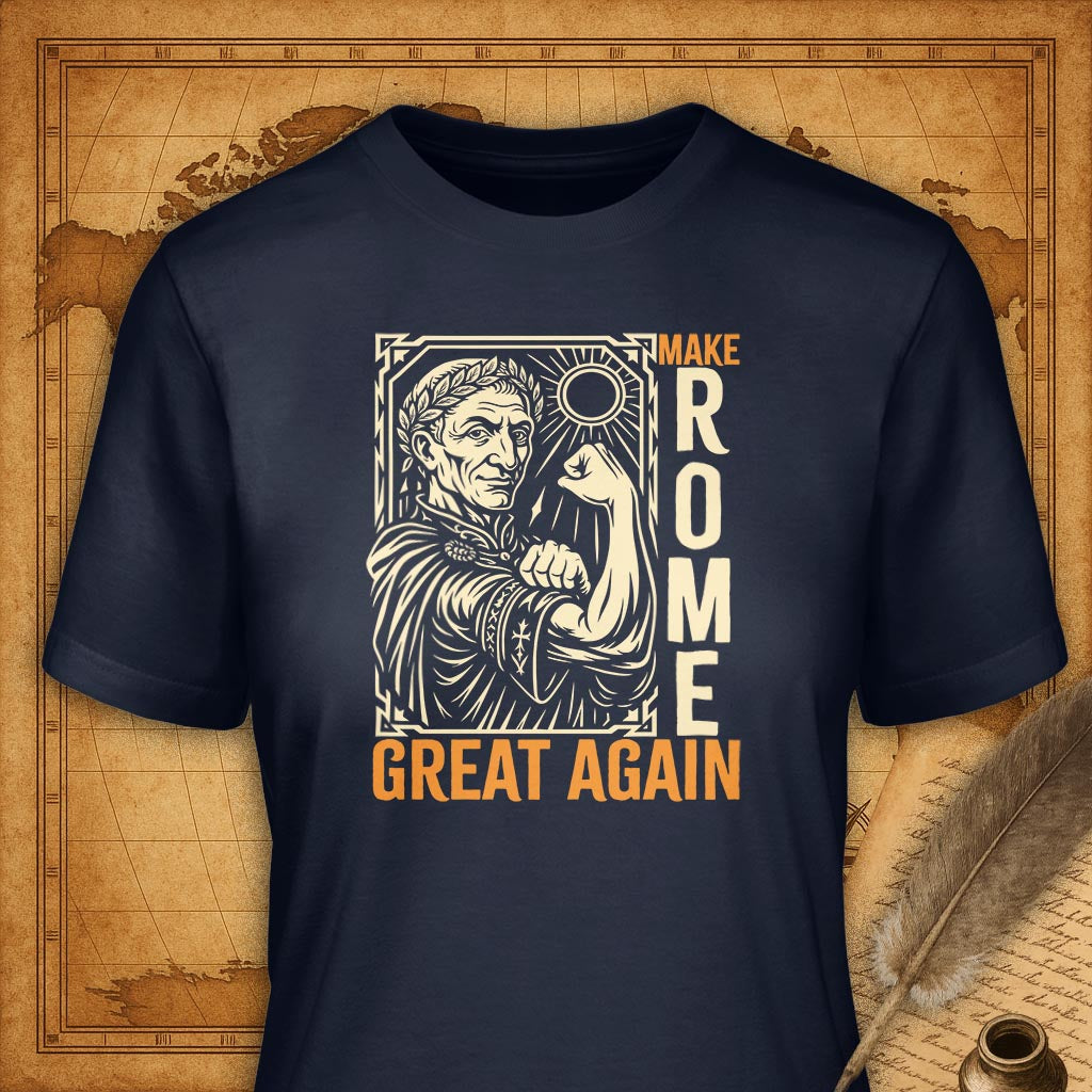 Make Rome great again T-Shirt-T-Shirt-My Store-Navy-S-Ink and Empire
